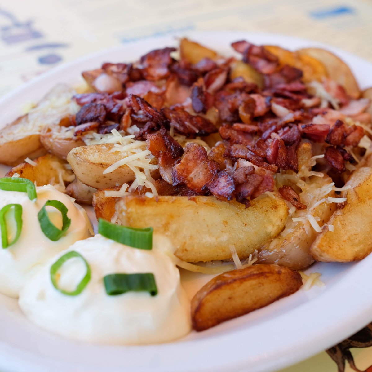 The Pancake Parlour On Twitter Cottage Fries Served With Cheddar