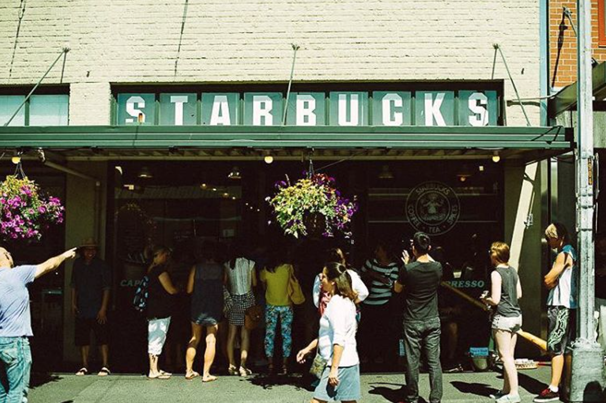 nearnorthco's tweet photo. Time to get caffeinated at the original Starbucks. #WhyWeExplore http://t.co/02NOKCcjZp