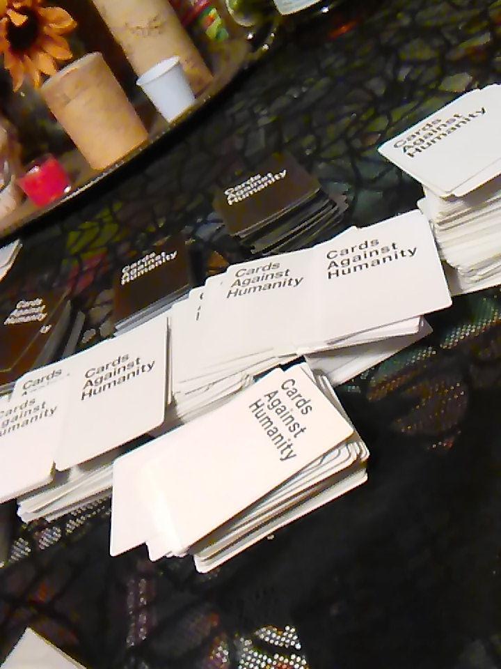 staggs_sidney's tweet photo. Cards against humanity . http://t.co/OhR6Oy6vu6