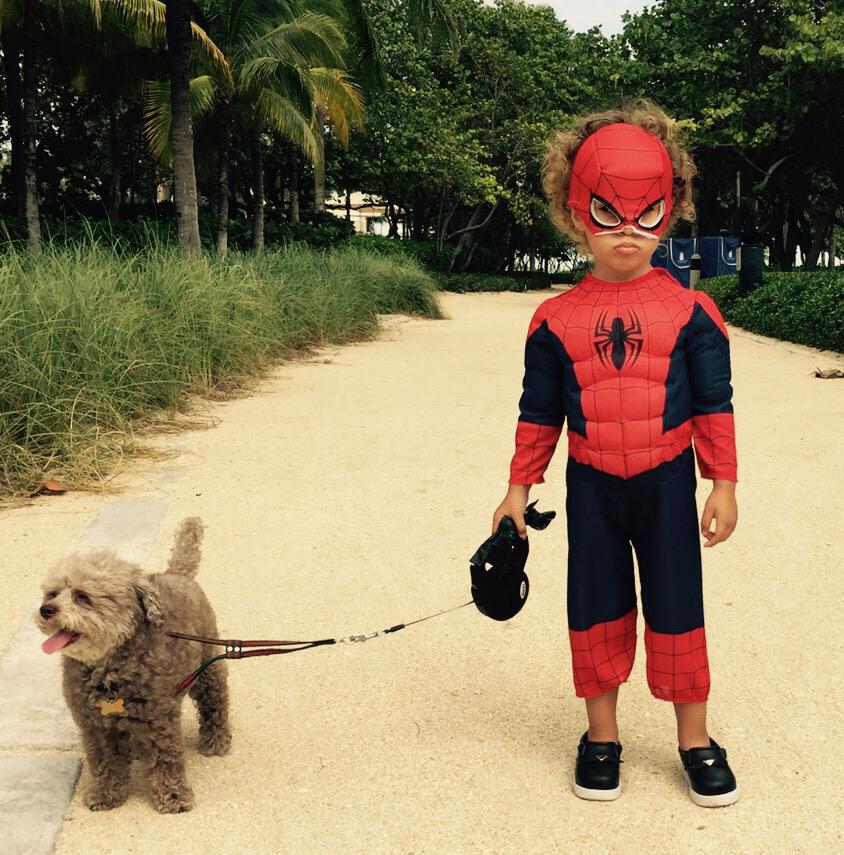 diegotorres's tweet photo. Parece que "El hombre araña" se quedó sin trabajo y anda paseando perros para pagar gastos... #DiegoTorresBuenaVida http://t.co/17ndITFQkv