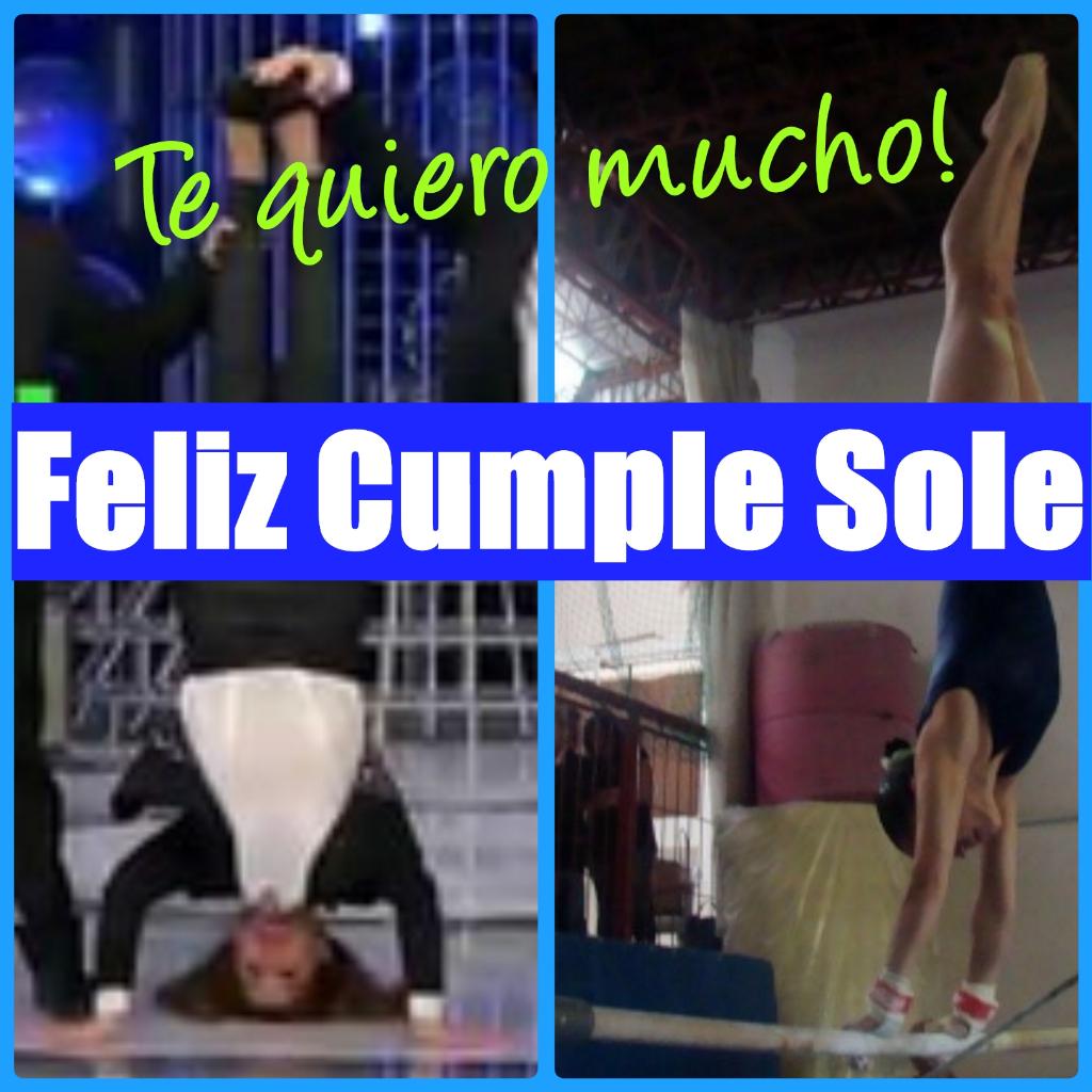 DeluzioVirginia's tweet photo. Genia #FelizCumpleSole Dios te bendiga siempre !!! Te quieroooo Y que sigan los exitos! @lasolenet @sole_pastorutti http://t.co/XEosgap4G6