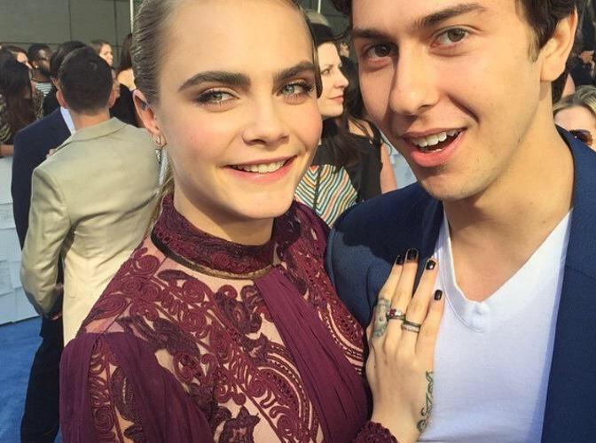 rtparentslol's tweet image. Cara Delevingne and and Nat Wolff