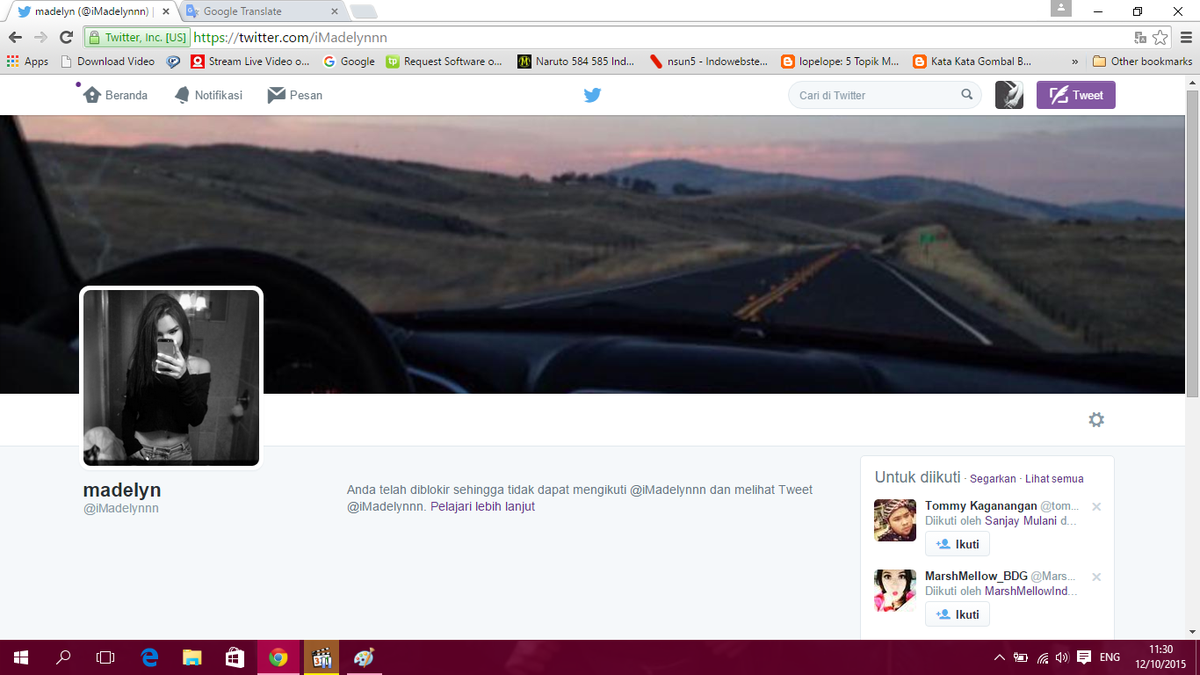 rianonevevoo's tweet photo. Block account @imadelynnn Go go go BLOCKED @iMadelynnn http://t.co/aOkxrz9Rnc