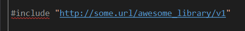 eigenbom's tweet image. imagine hash-including URLs from code, the power #cpp