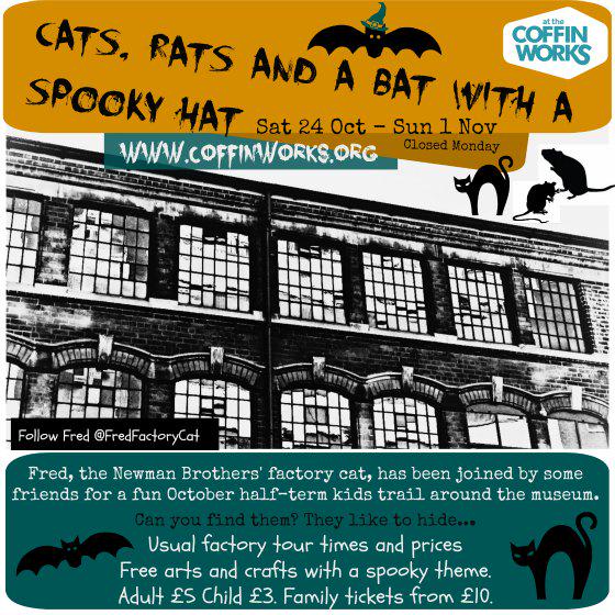 CoffinWorks's tweet photo. Planning your half term family activities? NB @coffinworks is great for families - don't be put off by the name! http://t.co/ZAWeLkS6ca