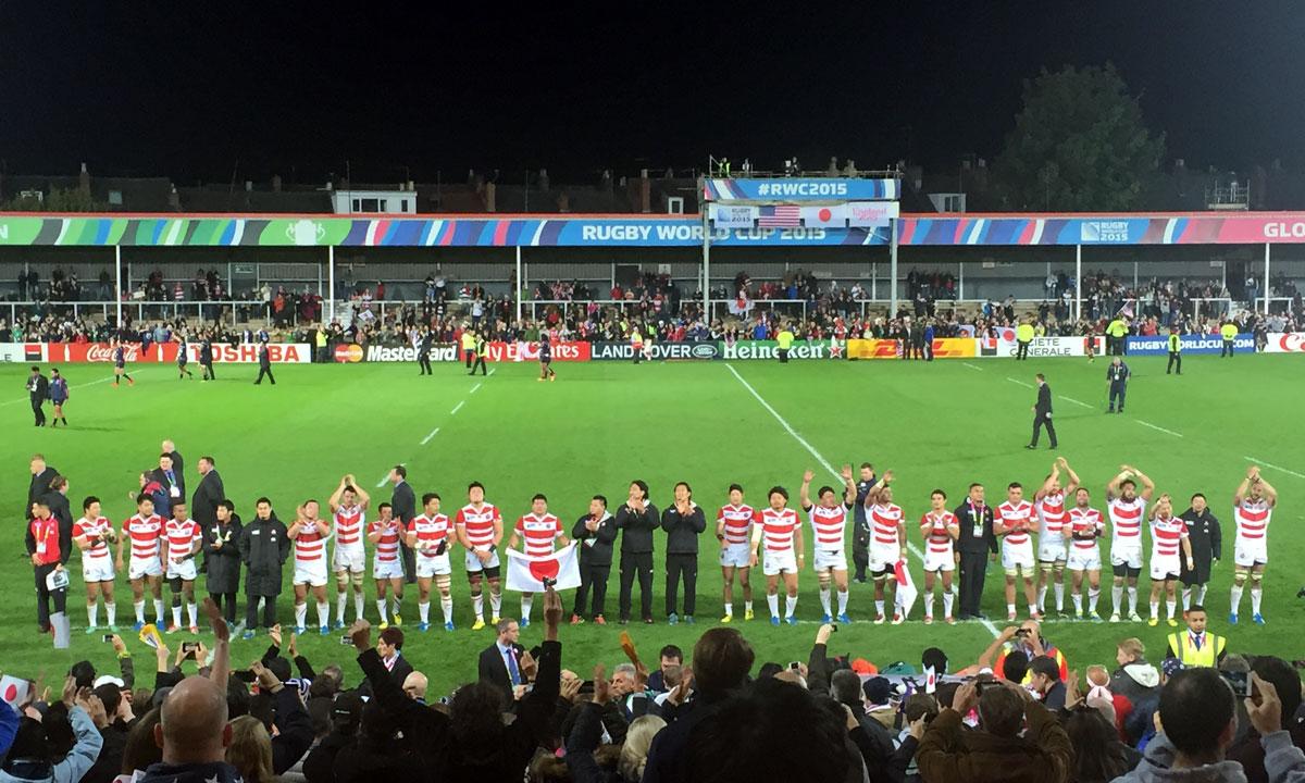 We're leaving #RWC2015 but sure we've changed history. Thank you for all the support during the tournament #JapanWay
