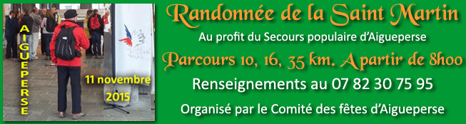 JeanClaudeMerle's tweet photo. #Aigueperse 63 #Randonnée le 11/11/2015 au profit du #Secourspopulaire http://t.co/DpKZK4vIB7
