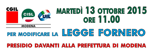CGILModena's tweet photo. #13ottobre #pensioni, presidio Cgil Cisl Uil davanti #Prefettura #Modena >> http://t.co/rRdeio7vLj @ERCGIL @SpiCgil http://t.co/RdePCoR2WZ