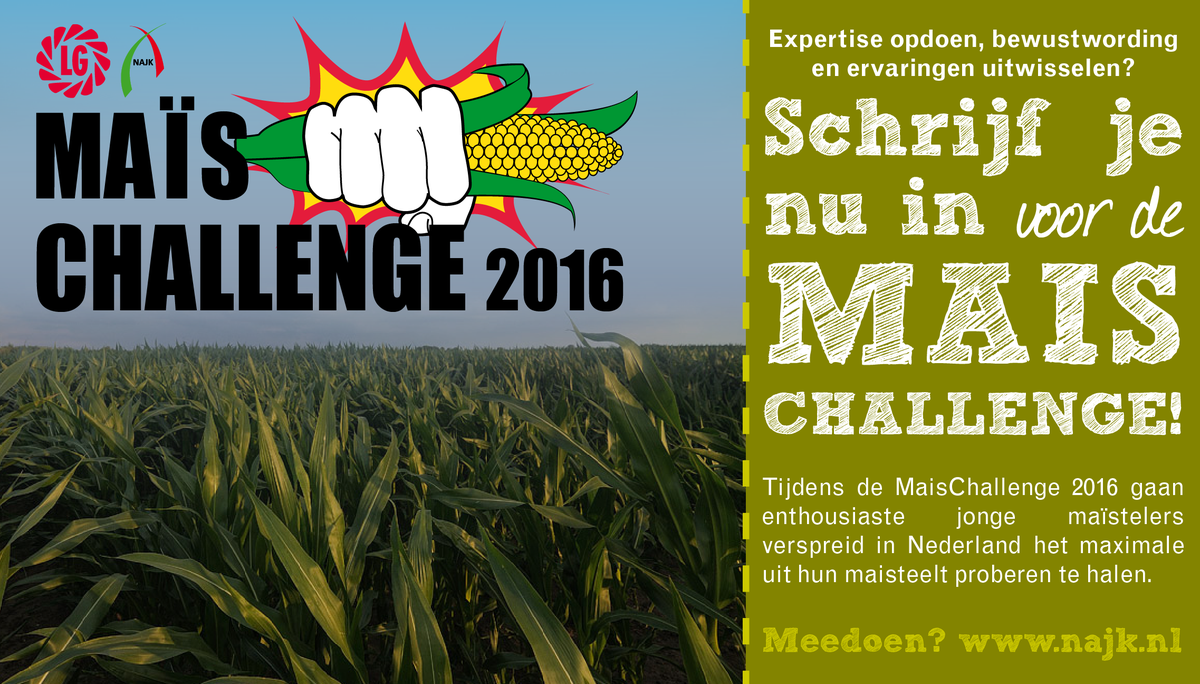 MaisChallenge's tweet photo. CHALLENGE - Verbouw je maïs of werk je op een veebedrijf met maïsteelt? Doe mee: 
http://t.co/QxrEIcxtJv http://t.co/PN8SkrtiLi