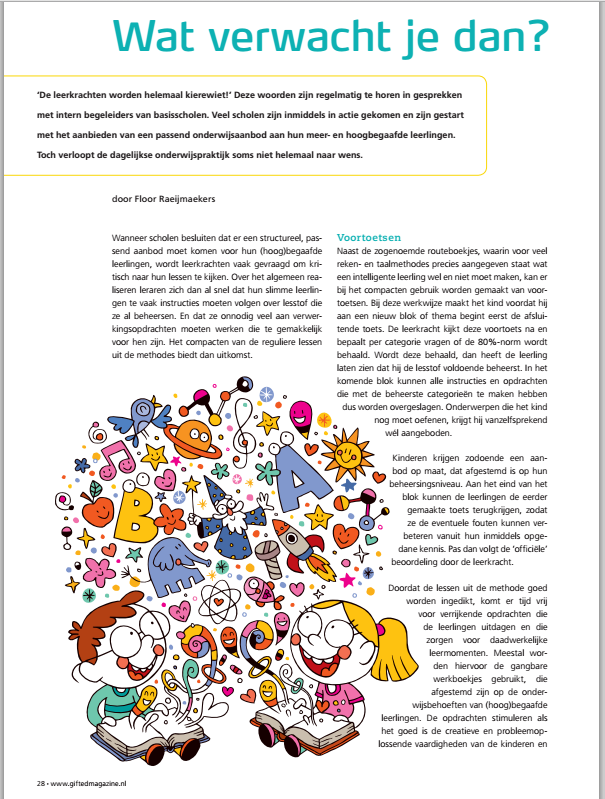 TalentenLab's tweet photo. Wat verwacht je eigenlijk van kinderen die aan verrijkingsopdrachten werken? http://t.co/r1VeJRJEL7 #hoogbegaafd http://t.co/LyuEy6ePKS