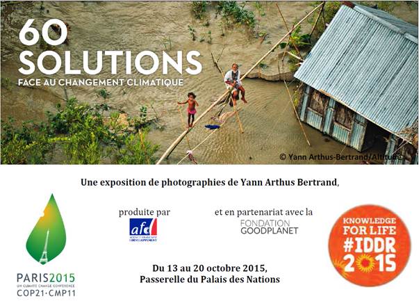 UNDPGeneva's tweet photo. DEMAIN: 60 solutions face au changement climatique, une exposition photo de @Yann_A_B au Palais des Nations à Genève. http://t.co/mK4i2RON78