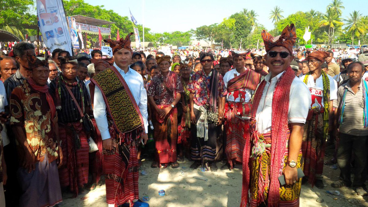 Jelang pilkada serentak, saya hadir dlm kampanye di Kab Malaka, utk pasangan calon Stefanus Bria Seran &amp; Daniel Asa
