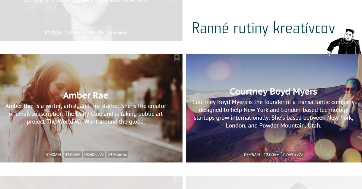Inšpirujte sa rannými rutinami kreatívcov či podnikateľov a staňte sa produktívnejšími → buff.ly/1VGXzBQ