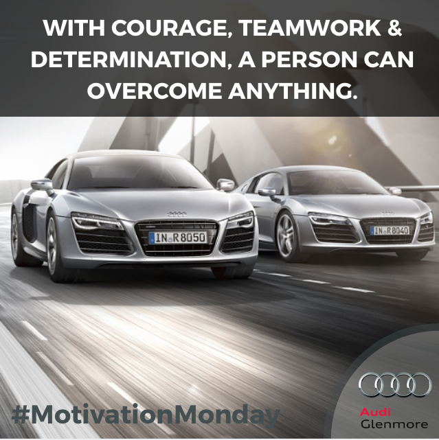 GlenmoreAudi's tweet image. #MotivationMonday #EverythingButOrdinary #TeamWorkMagic