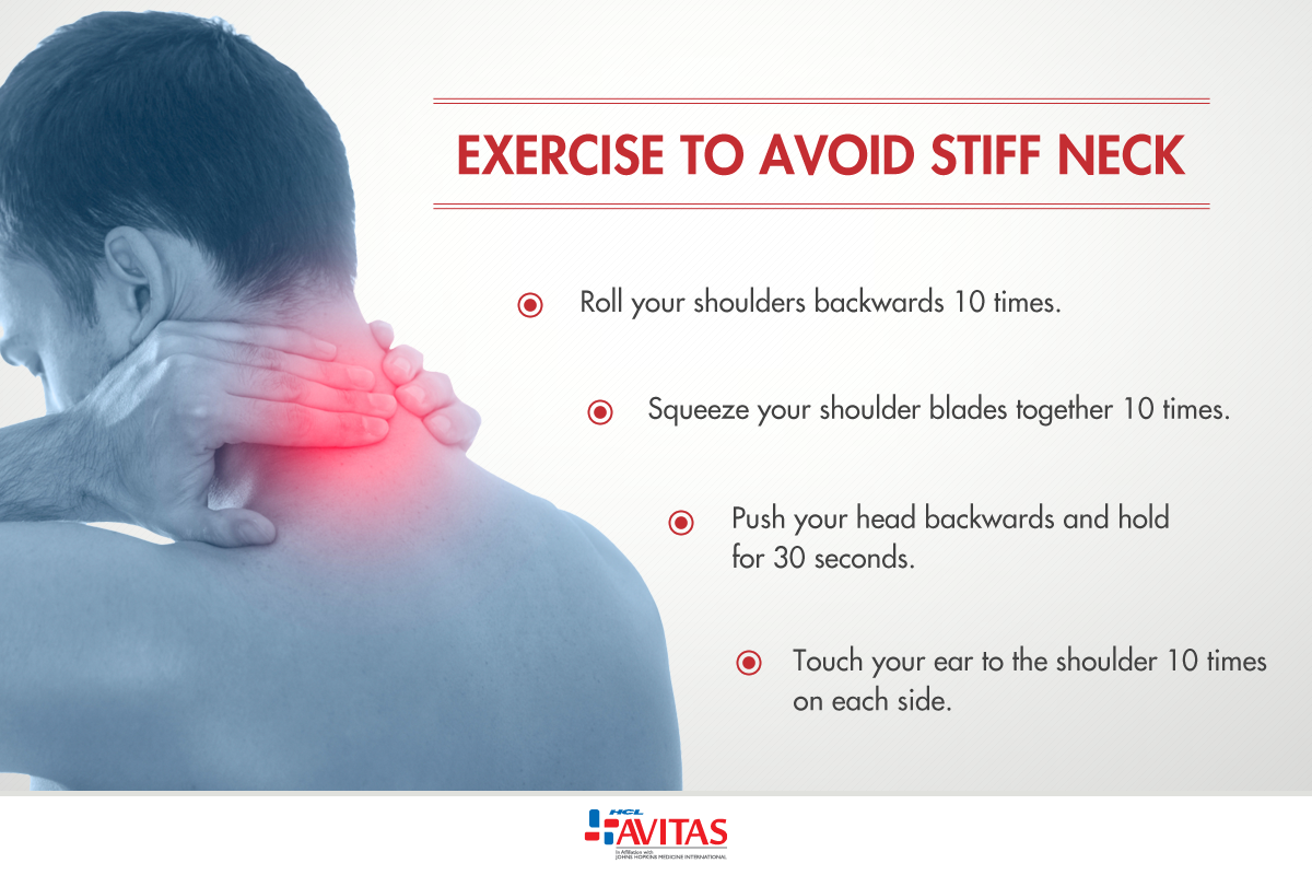 HCL Healthcare on X: Do you have stiff neck? Try these simple