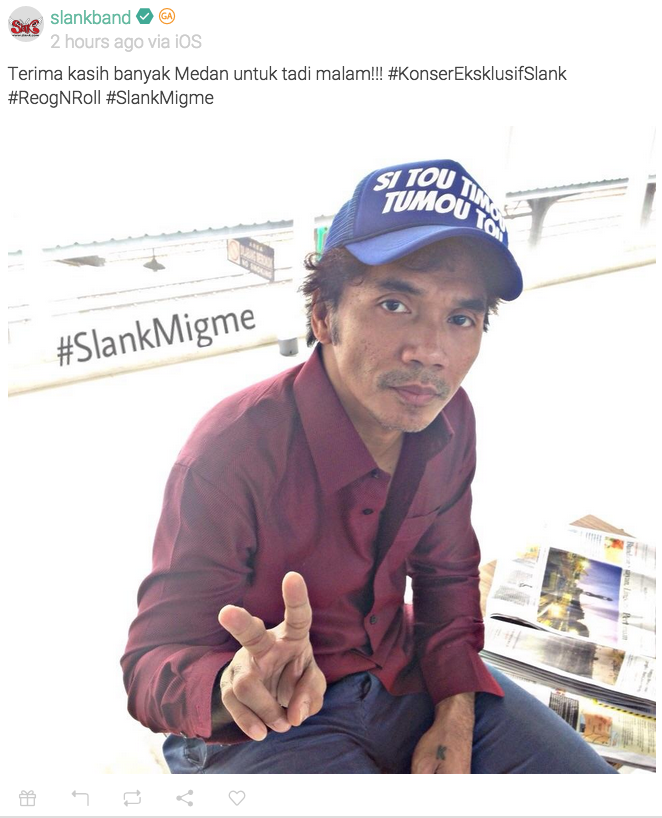 Migme Indonesia Pengen Tau Arti Si Tou Timou Tumou Tou Yang Ada Di Topi Kaka Slankdotcom Cek Disini Http T Co Rayygyjxx0 Http T Co Z2s1upgxpg