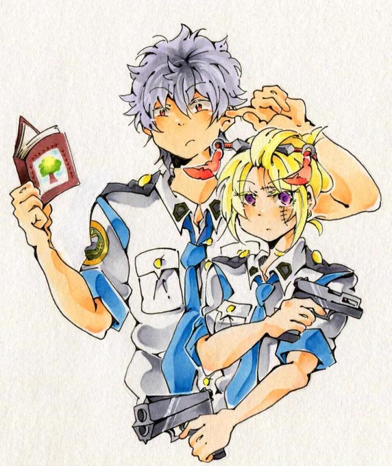 銀月で図/書/館/戦/争パロもどき…あの制服を着て欲しかったんです…すいませんでした!!! 