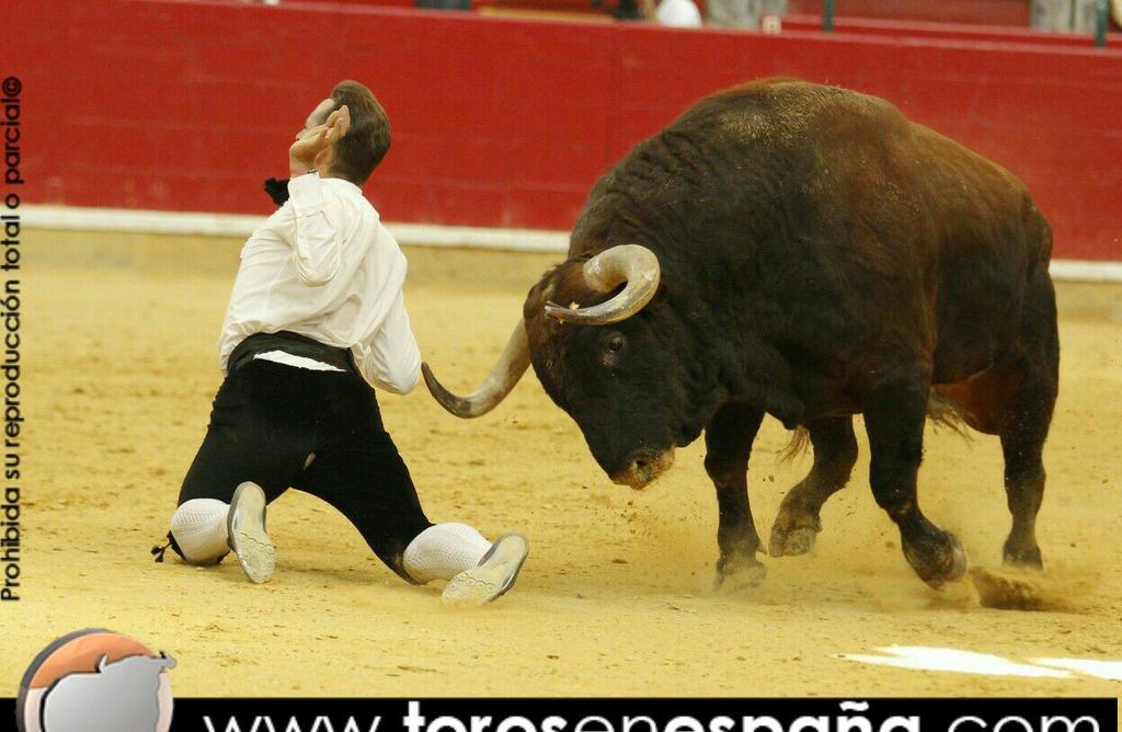 Así le ha pasado a Cristian Moras en el quiebro de rodillas #directo