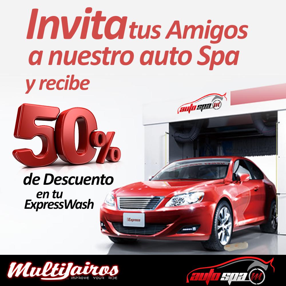 Multijairos's tweet photo. Invita a tus Amigos a conocer Nuestro #autospa y recibe 50% de descuento en tu ExpressWash http://t.co/yBpbTIaK1A