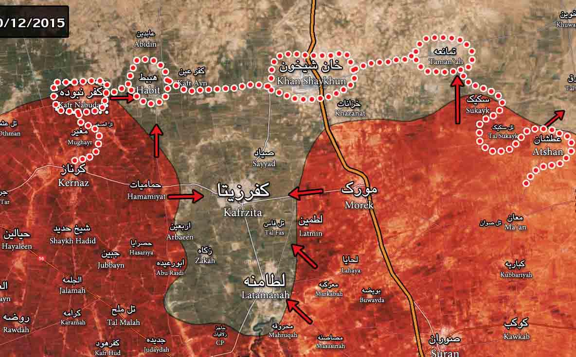 Обстановка в Сирии к 14 октября 