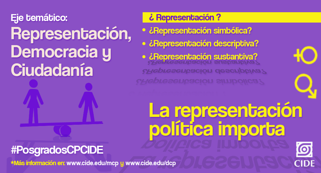 depCIDE's tweet photo. La representación política importa. Maestría y Doctorado en #CienciaPolíticaCIDE  +Info: http://t.co/krwZ7vIsm4 http://t.co/1OMHYDPNU3