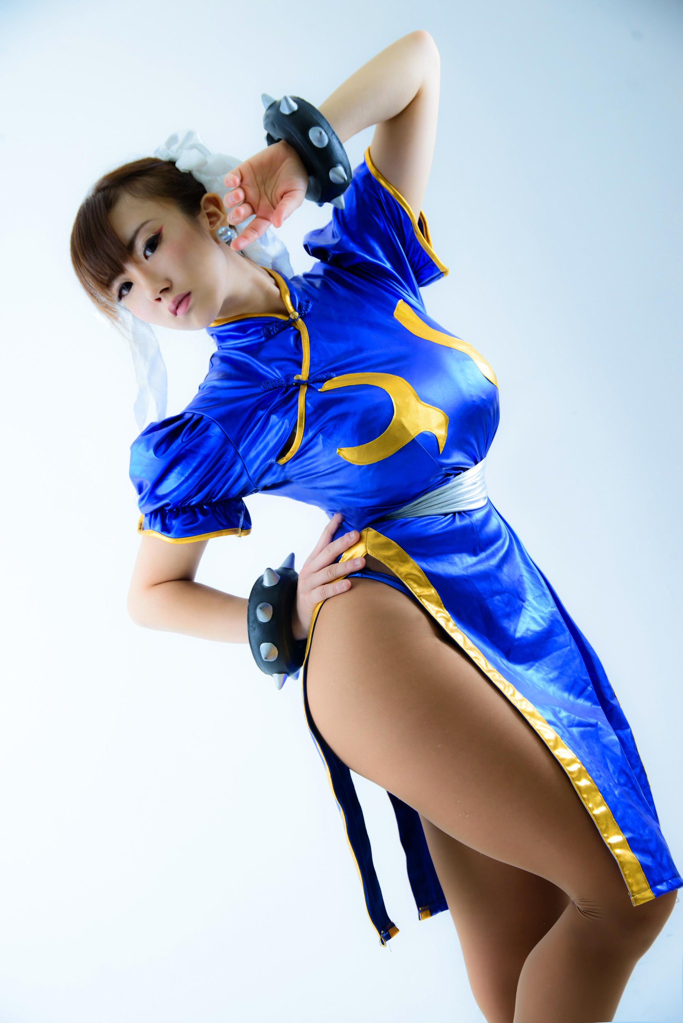 “コスプレ/Cosplay STREET FIGHTER/春麗(Chun-Li) -永遠の挑戦者- 『全ての男たちは 私の前にひざまづくのよ』 Pho...