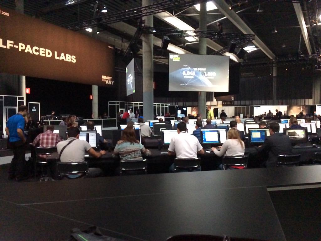 Rimmergram's tweet image. Full house #VMwareHOL