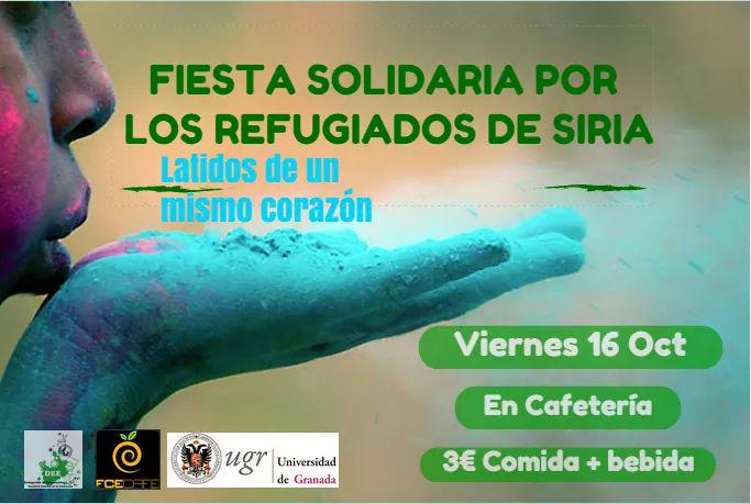 uGRenfurecida_'s tweet photo. Comida solidaria Refugiados de Siria. Viernes 16 en @FCECAFE. Te esperamos!! 3€ comida + bebida. http://t.co/LiKL7aR0Gp