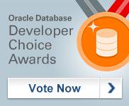 #ODEVCHOICE VOTE ENDS 10/15! #DB12c #sql #plsql #sqldev #orclapex bit.ly/OracleDevChoice #MakeYourVoiceHeard