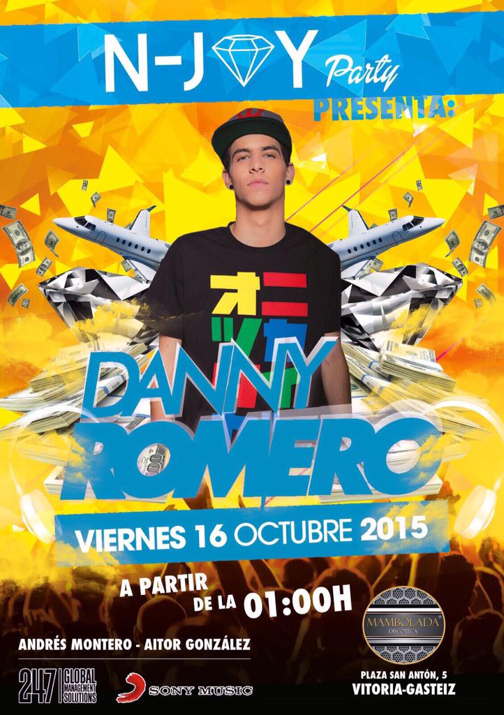 DannyRomeroprod's tweet photo. El viernes 16 nos vemos en Vitoria de la mano de (N-JOY PARTY) http://t.co/1GS7GLDcKS