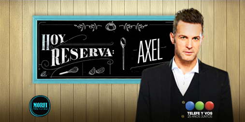 MorfiTelefe's tweet image. Hoy nos visita @AxelOficial a #MorfiTelefe