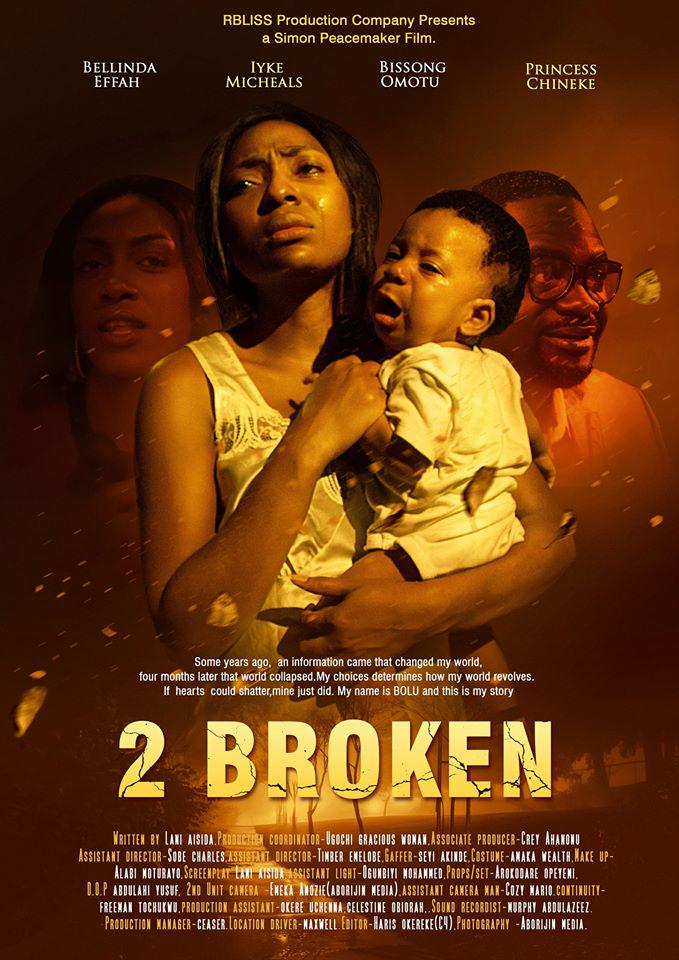 Afrinolly's tweet image. Watch the trailer of #2Broken starring @belindaeffah Iyke Michael, @princesschineke &amp;amp; @OmotuB on Afrinolly