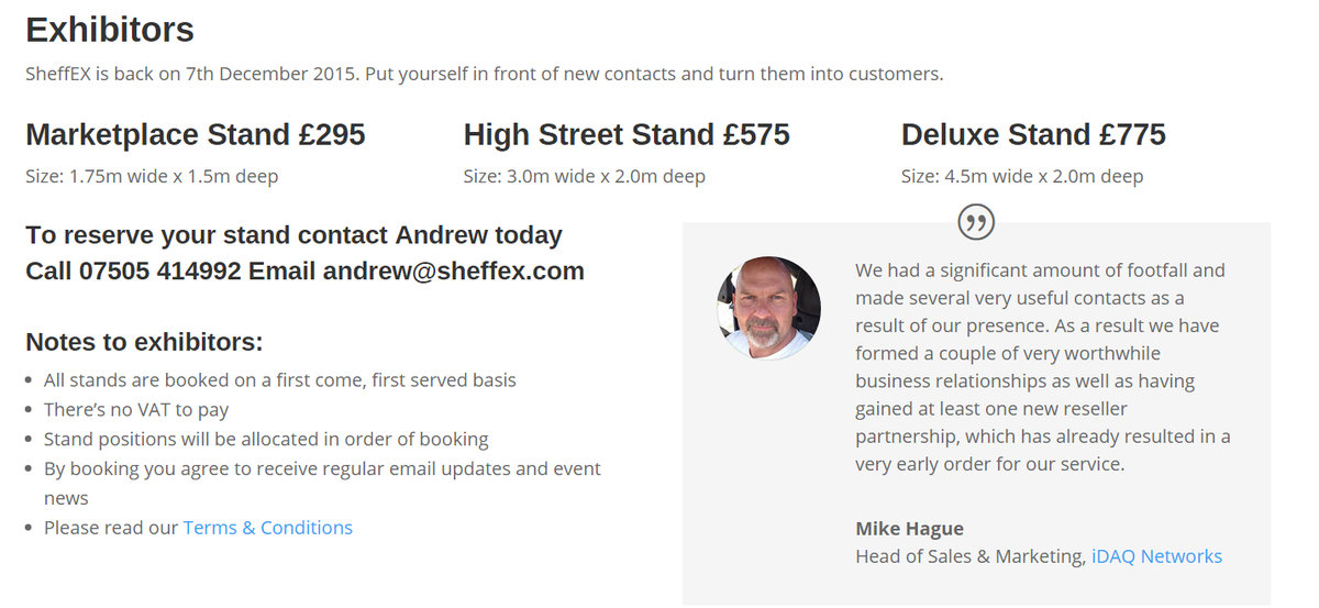 SheffieldExpo's tweet photo. http://t.co/kRTe2avyqQ is back on 7th Dec 2015. Put yourself in front of new contacts and turn them into customers. http://t.co/CKVYhFsWd2