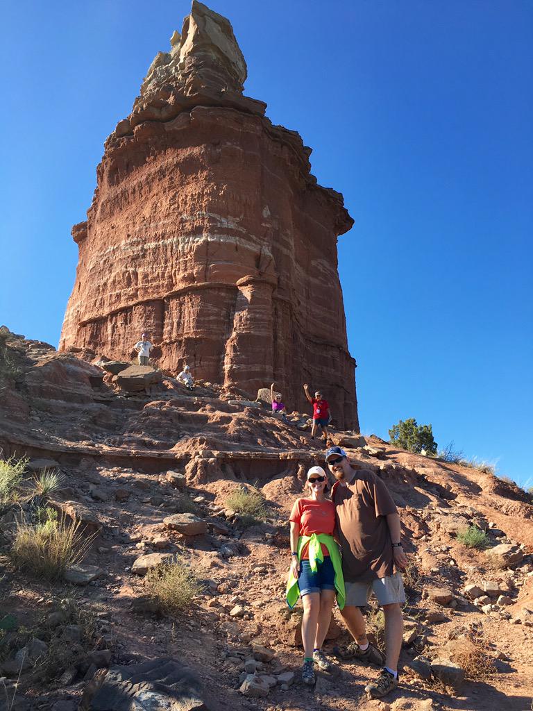 At the Lighthouse at #PaloDuroStatePark with our new #hiking friends! #lifeoutdoors is the best!