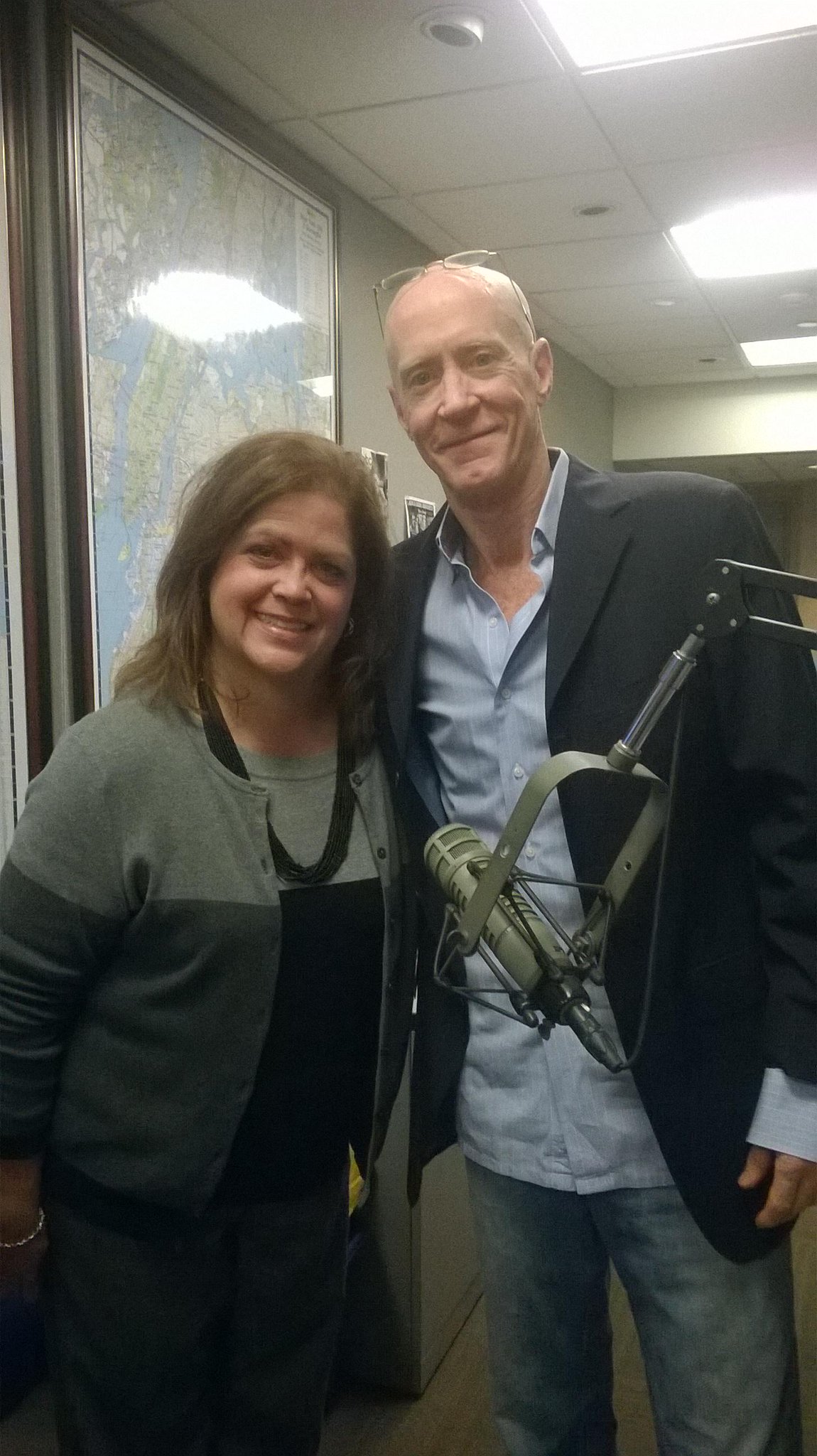 Deborah Valentine on X: "Hamming it up with my pal Bernie McGuirk @BernieMcGuirk Exec. Producer of @TheImusShow @77WABCradio Studios. http://t.co/S0RVIzhuNx" / X