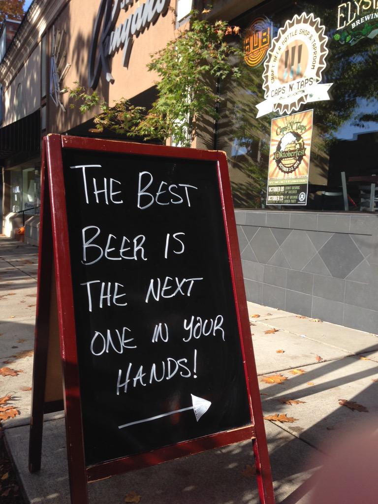 capsntapscamas's tweet photo. Fact. #craftbeer #bestbeer #camaswa #capsntaps http://t.co/PLkHtPSK7U