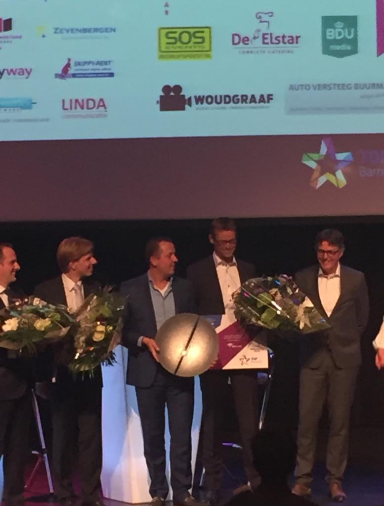 De winnaars van ondernemersprijs barneveld! <a href="/Wentzo/">Wentzo</a> Goed ondernemerschap uit #garderen Van harte!!!