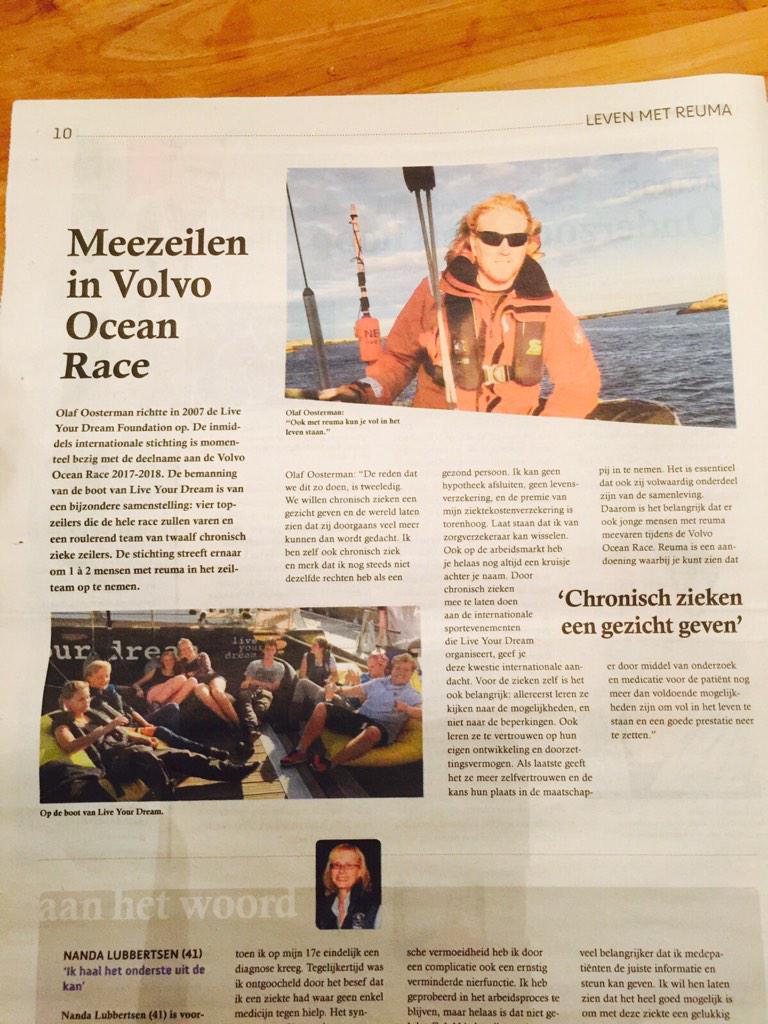 foundationlyd's tweet photo. #Telegraaf katern v.h. #Reumafonds  Geef chronisch zieken een gezicht! http://t.co/XhYWeFpyLf #LYDteam #WADhigh5 http://t.co/Rh78SOX9Hf