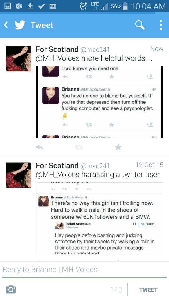 mac241's tweet photo. @MH_Voices seems a bit contradictory for you're regular harassment of others to be curator of a MH advocacy grp http://t.co/yuCu5EUY4I