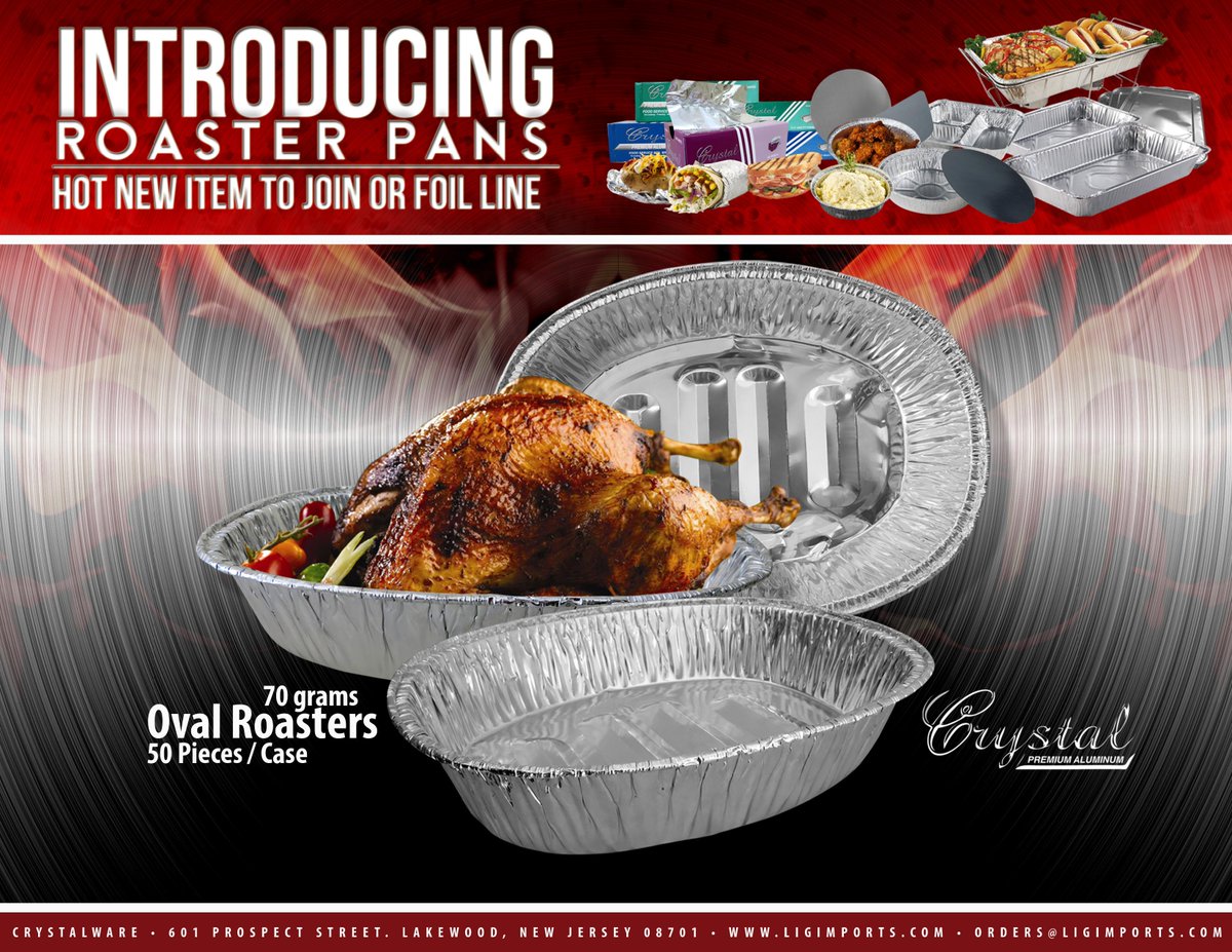 CrystalWareLLC's tweet image. #Thanksgiving almost time. Get a Leg up with our new  #Roaster #Pans
@CrystalWareLLC ligimports.com