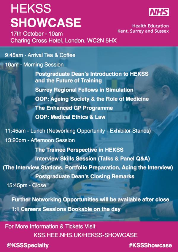 The HEKSS Showcase timetable is now available. #KSSshowcase  bit.ly/KSSShowcase