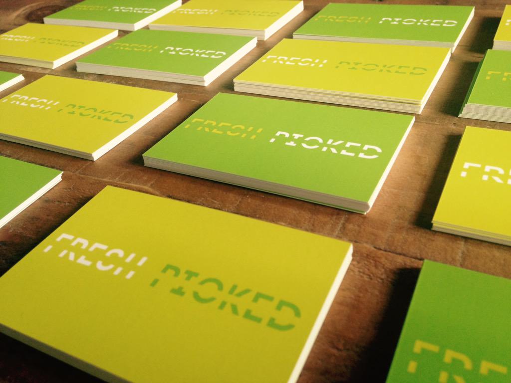 freshpickedM's tweet photo. Our new #business #cards have arrived back from the printers! #graphicdesign #printdesign http://t.co/Vuc7WGGdLf