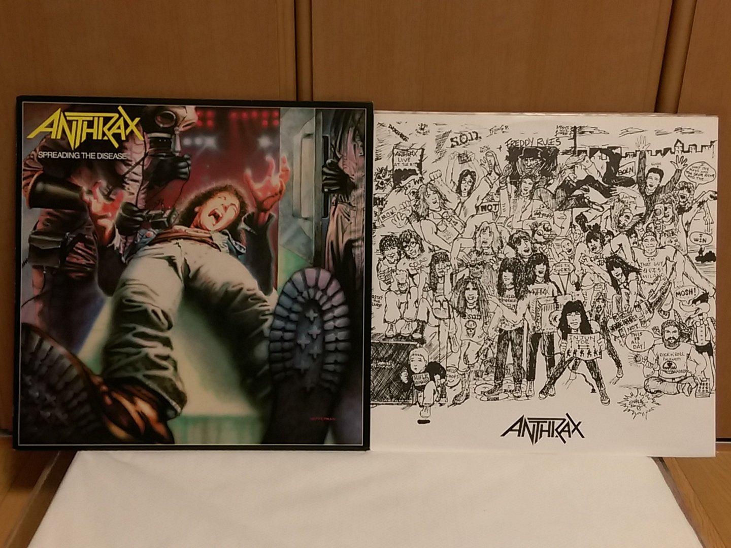 ANTHRAX - SPREADING THE DESEASE (1985) MUSIC FOR NATIONS MFN 62
\"Mr. Joey Belladonna, happy your 55th birthday !!\" 