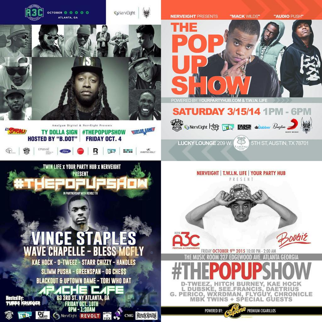 NervEight's tweet photo. Should we do a reunion show with @tydollasign @vincestaples @AudioPush @MACKWILDS &amp; @BoogieTheBeast? #ThePopUpShow http://t.co/knz2YXQM7e