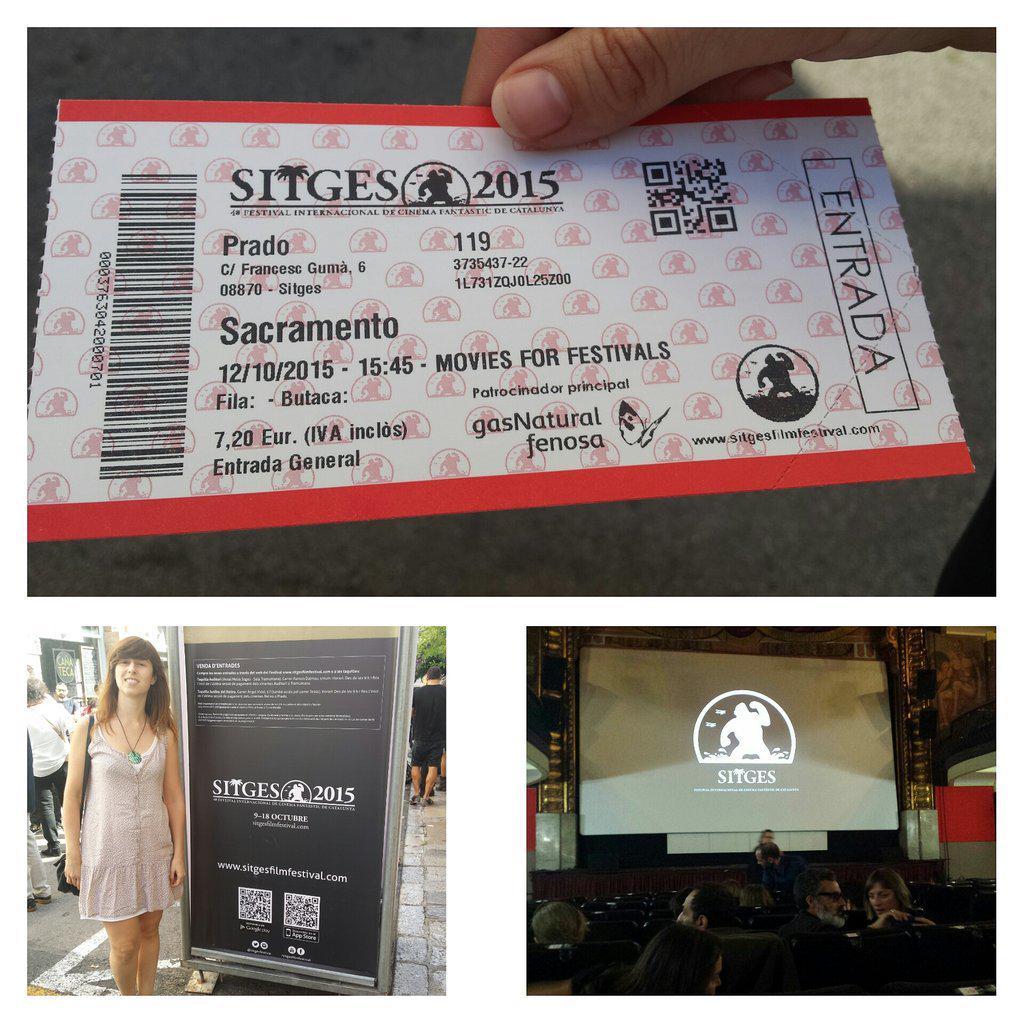 Al #FestivaldeSitges a l'estrena de #Sacramento on vaig tenir el plaer de portar la #Perruqueria i el #Maquillatge