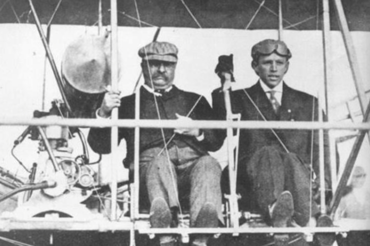 russellbelden's tweet photo. Fabulous article on Teddy Roosevelt's first flight 105 years ago today.
http://t.co/zcYOfQetLZ
#Bulliest http://t.co/rbk49tFQ6m