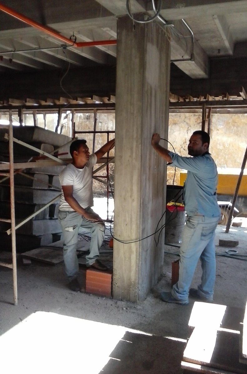 LABNECA's tweet image. Oquedades  puede detectarse por medio de la transmisión directa debida a un incremento en el tiempo de propagación