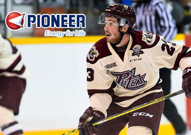 OHLUpdates_'s tweet photo. The @PioneerEnergy #OHL Player of the Week is @HunterGarlent of @PetesOHLhockey. READ: http://t.co/R5LvAfhzkv http://t.co/SHuWrFr1Y8