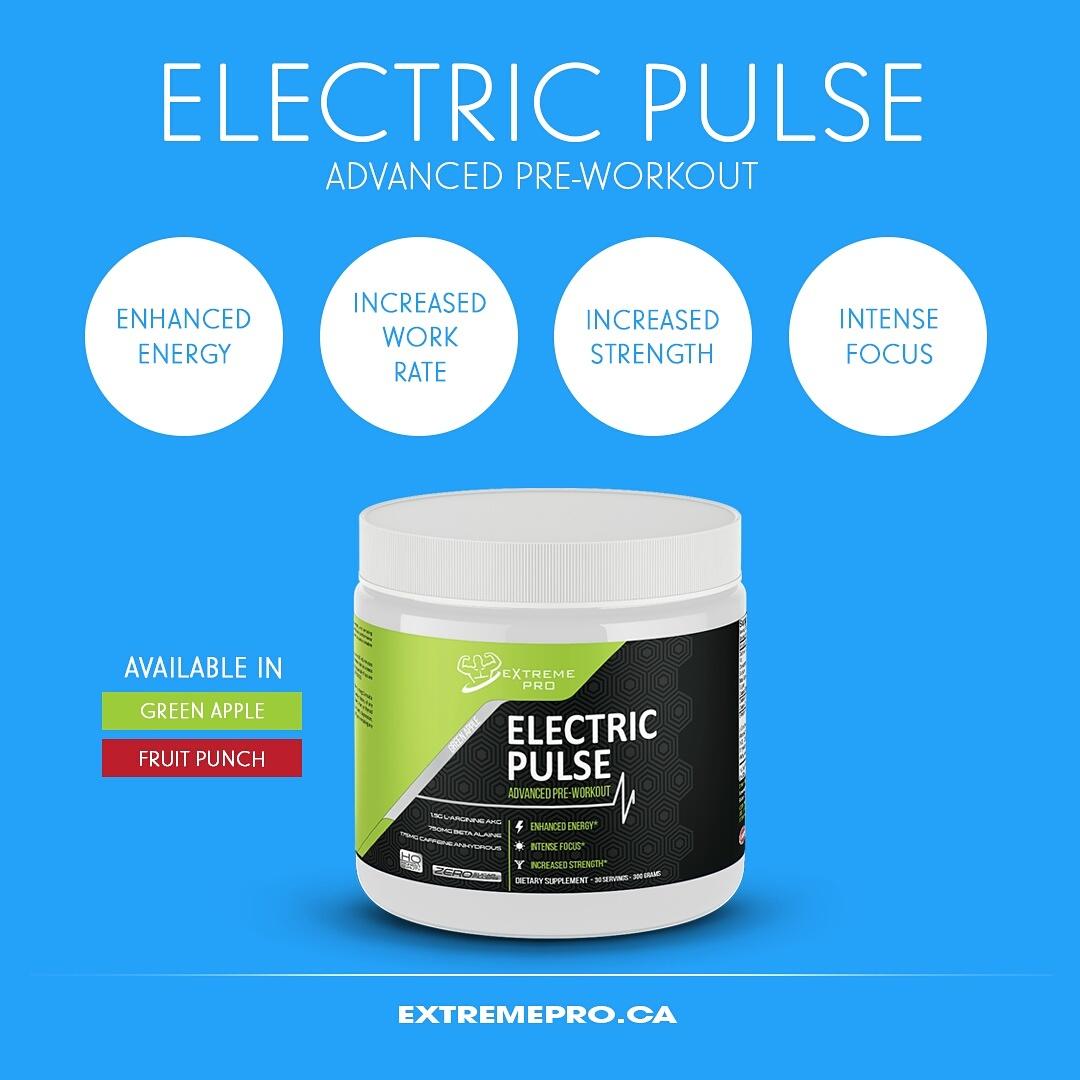 ExtremePro_Team's tweet image. Need an extra boost for you workout? Push that extra set with the help of Extreme Pro's Electric Pulse Pre-Workout!