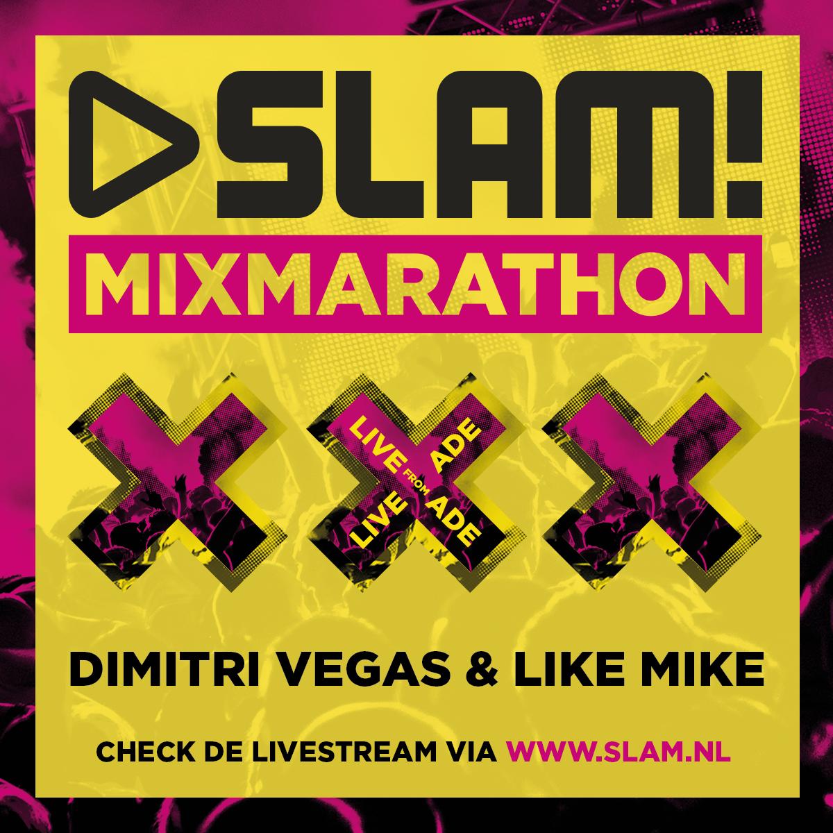 dimitrivegas's tweet image. Don&apos;t forget to tune in this Thursday on #SlamFM #ADE #MixMarathon @likemike @UmmetOzcan @rensgoseling